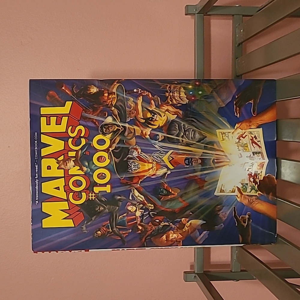 Marvel comic #1000 book and Bishop comic